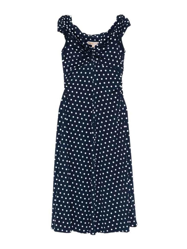 MICHAEL KORS: ニーレングスドレス - 膝丈ドレス - ブルー