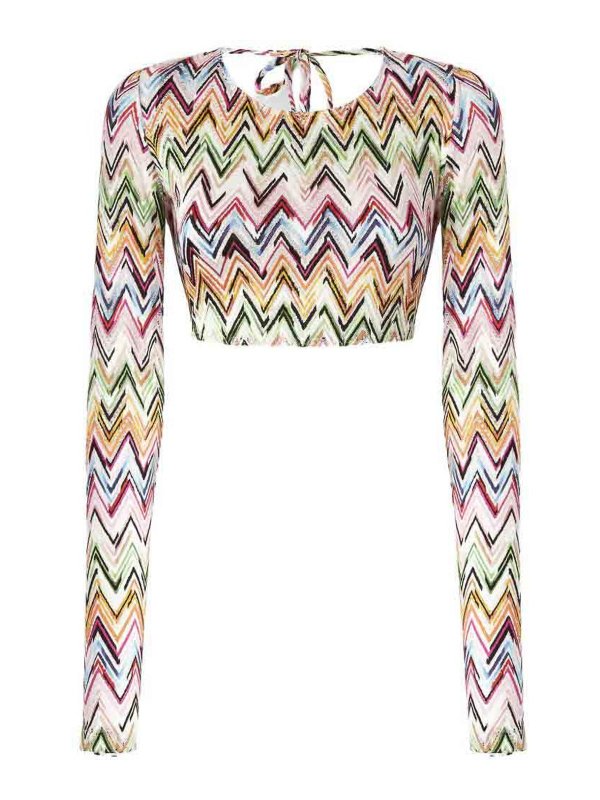 MISSONI: Tops & Débardeurs - Top - Multicolore