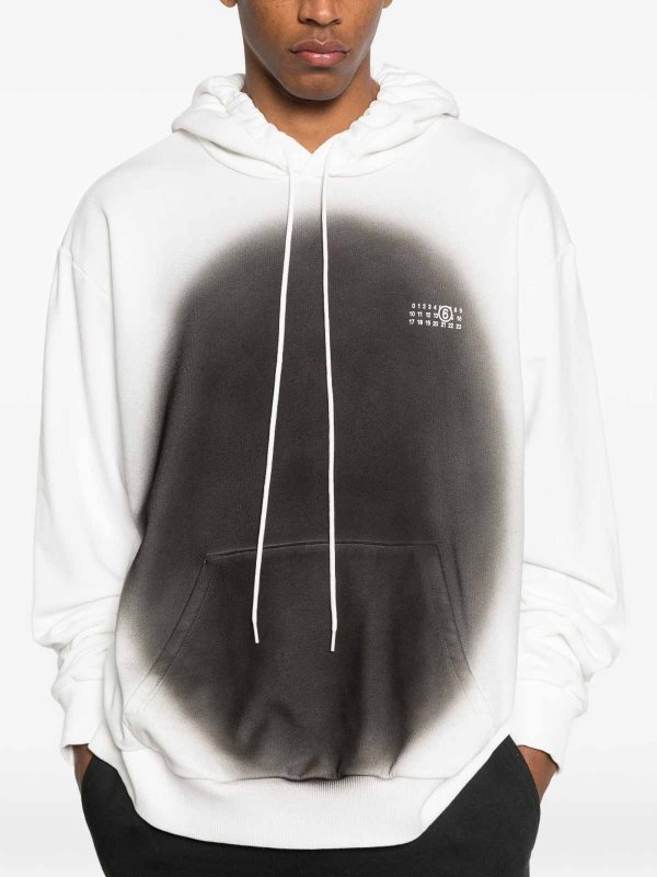 スウェットシャツ/セーター - 白 Replica 
online: MM6 MAISON MARGIELA