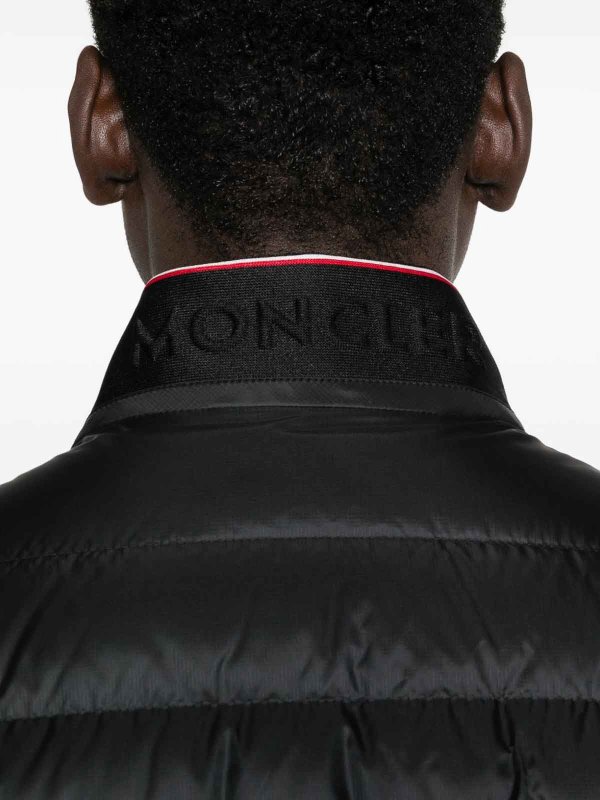 MONCLER: padded jackets online - Black Quilted Down Jacket