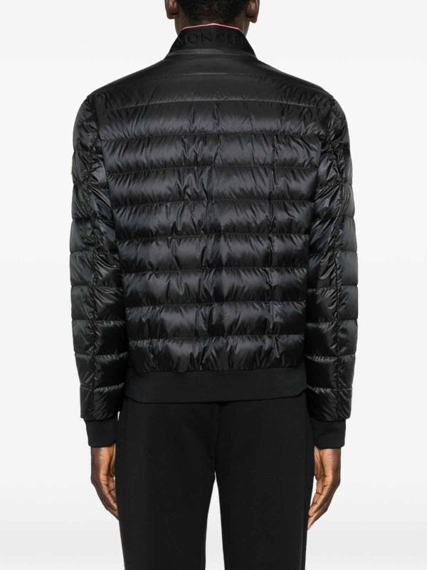 The Best Shops MONCLER: padded jackets - Black Quilted Down Jacket