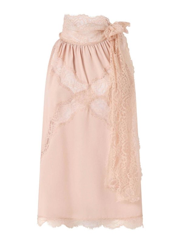 Pinko: Knielange und Midi Röcke - Midirock - Nude