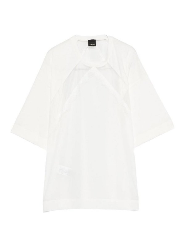 Pinko: T-shirts - T-Shirt - Weiß