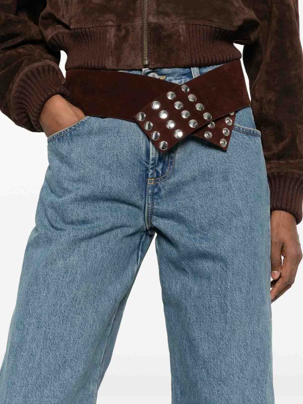 ストレートジーンズ - ブルー Replica 
online: The Attico