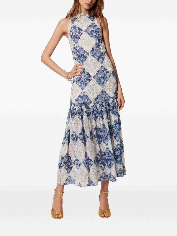 Maxikleid - Blau shop online: TWINSET