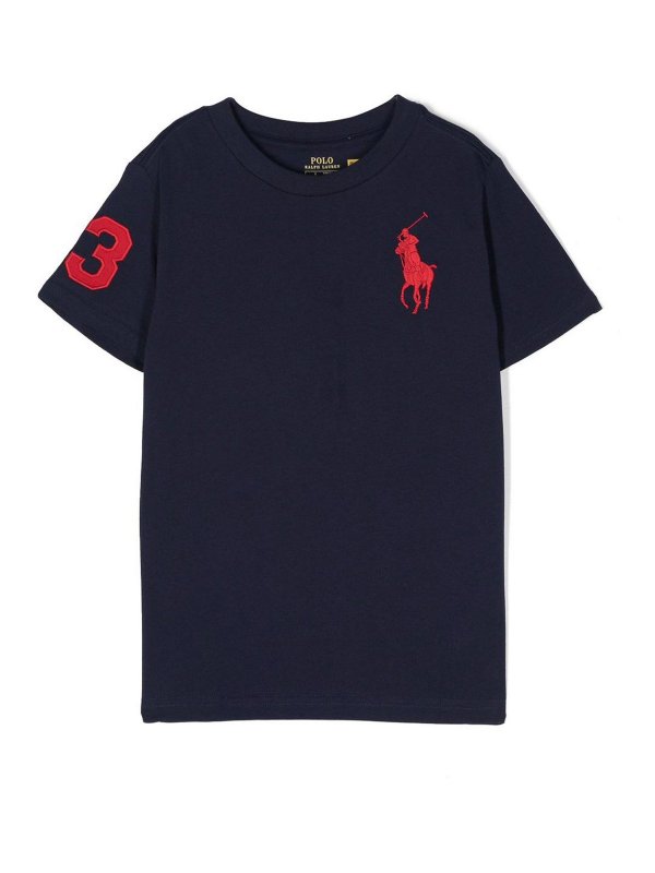 POLO RALPH LAUREN: T-shirts - T-Shirt - Blau