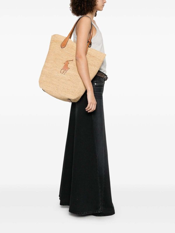 POLO RALPH LAUREN: トートバッグ online - トートバッグ - ベージュ