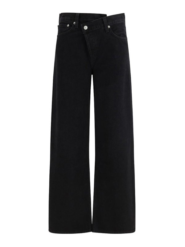 AGOLDE: Jeans Rectos - Vaqueros Rectos - Negro