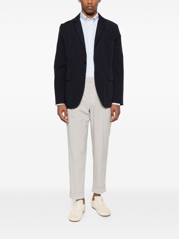 ASPESI: giacche blazer online - Blazer classico in cotone blu navy