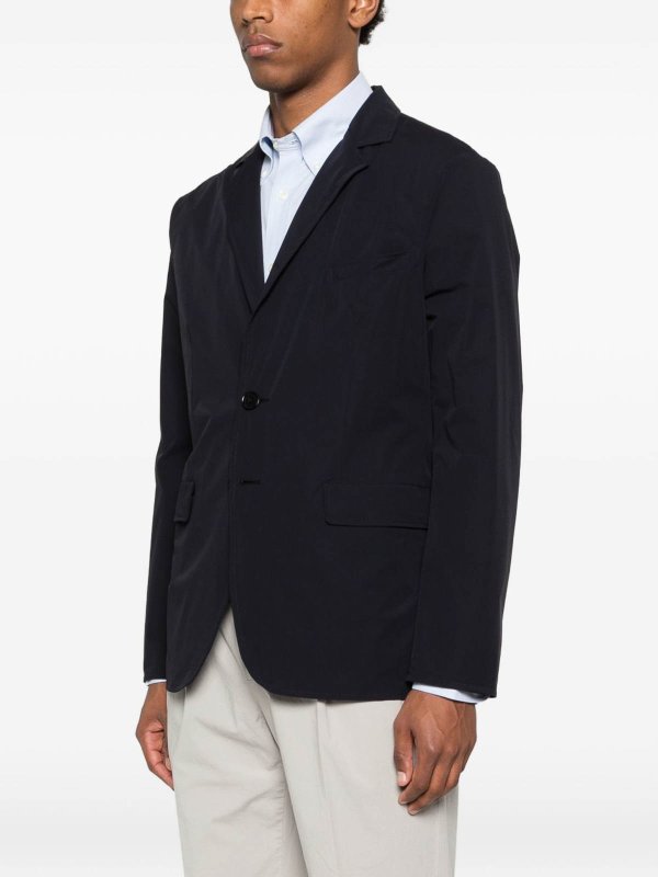 Blazer classico in cotone blu navy shop online: ASPESI