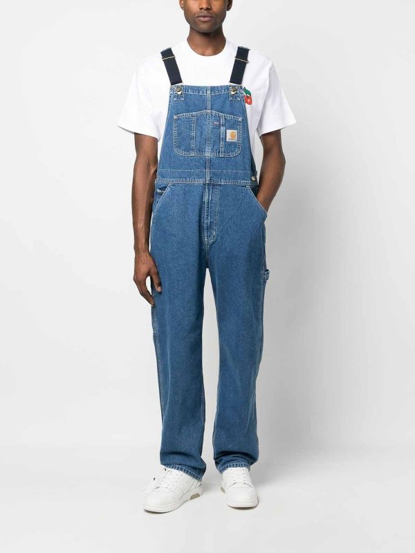 The Best Shops CARHARTT: ジャンプスーツ - ジャンプスーツ - ブルー