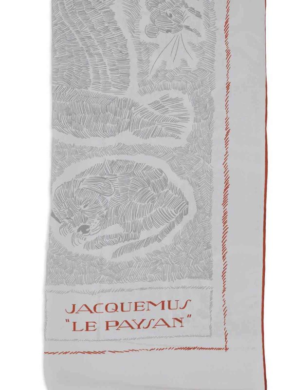 JACQUEMUS: Schals online - Schal - Weiß