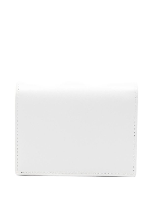 The Best Shops DIESEL: portafogli - Portafoglio In Pelle Bianca Con Logo