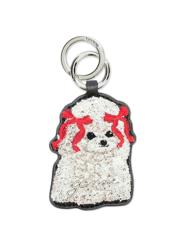 GANNI: キーホルダー - キーホルダー - 白