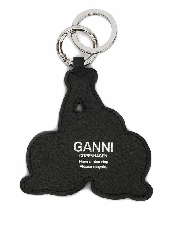 GANNI: key holders online - Keyrings With Cherries