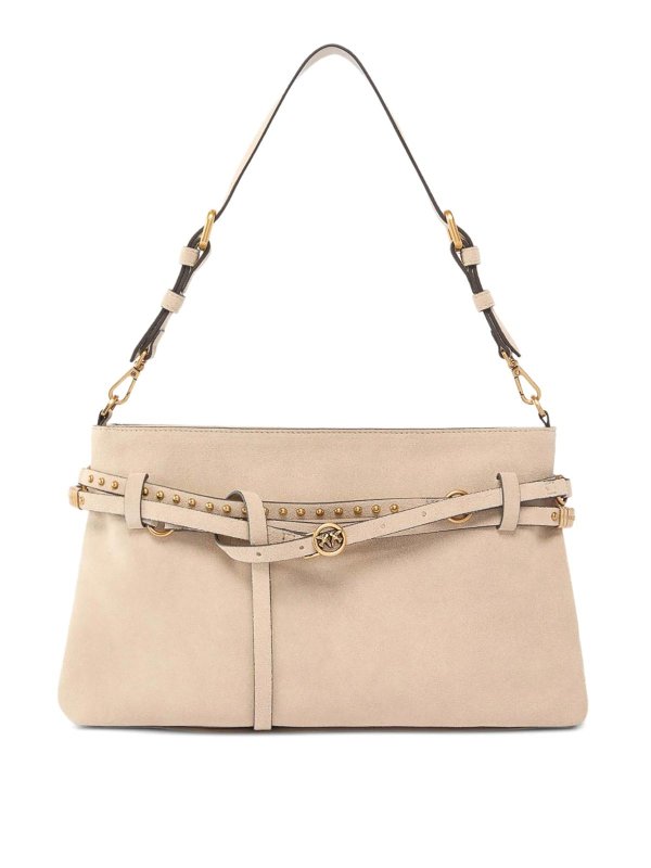 Pinko: ショルダーバッグ - ショルダーバッグ - ベージュ