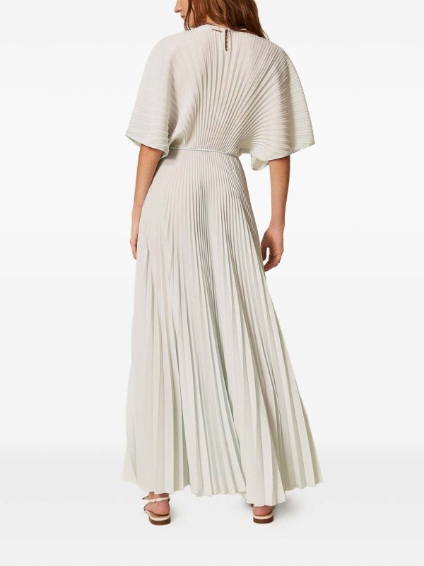 The Best Shops TWINSET: Maxi robe - Maxi Robe - Bleu Clair