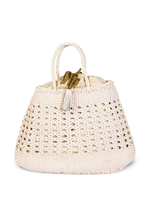 The Best Shops DRAGON DIFFUSION: Sacs à main - Sac Cabas - Beige