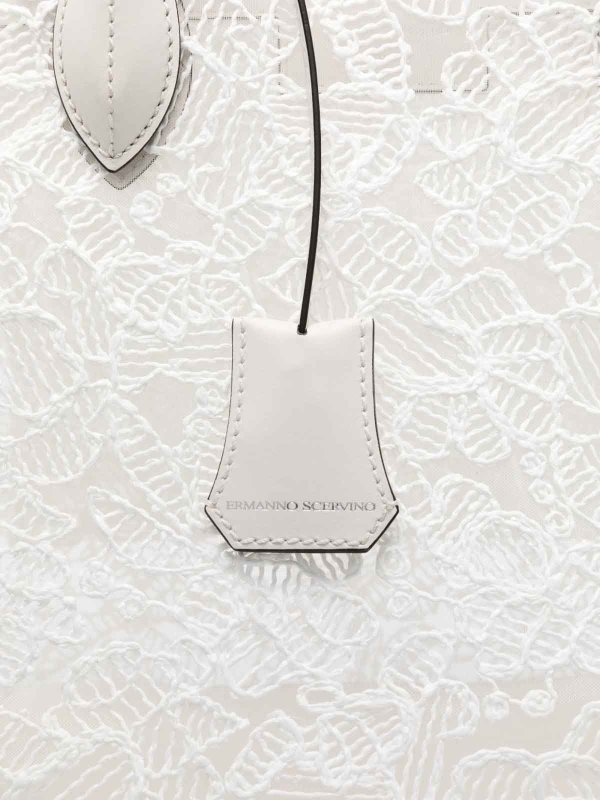トートバッグ - 白 shop online: ERMANNO SCERVINO