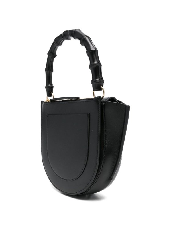 WANDLER: shopper online - Mini borsa tote Hortensia nera