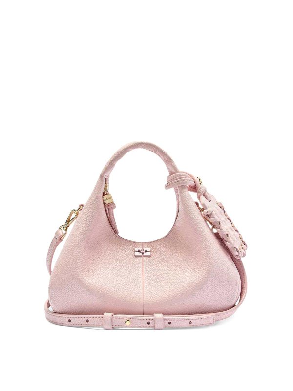 GANNI: Schultertaschen - Schultertasche - Nude