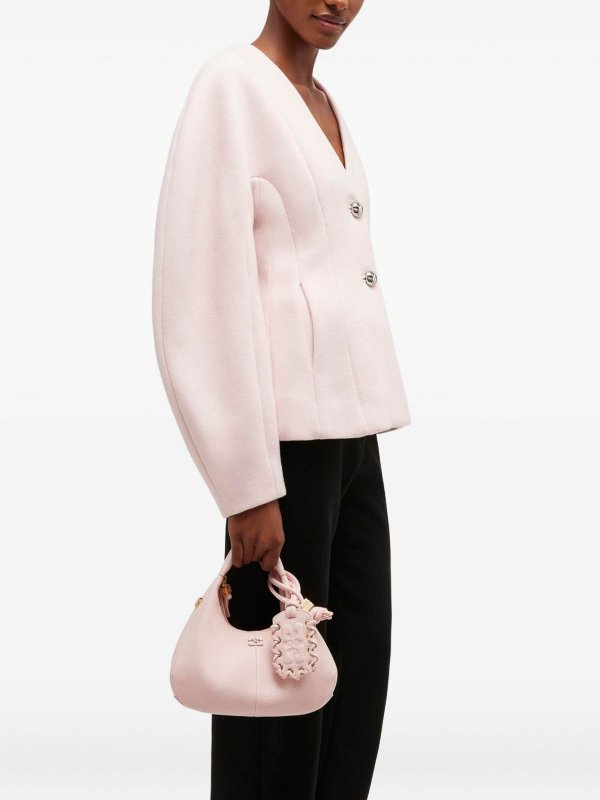 GANNI: Schultertaschen online - Schultertasche - Nude