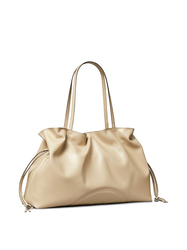 TORY BURCH: Handtaschen - Shopper - Beige