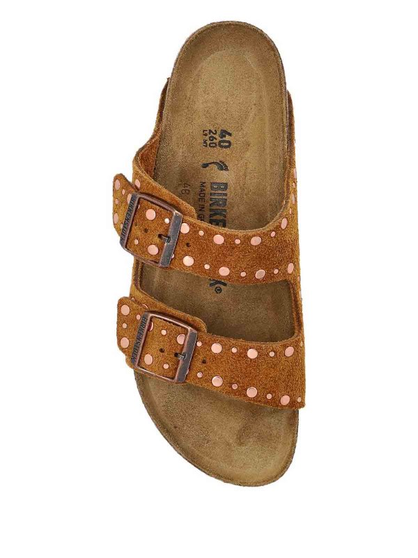 The Best Shops BIRKENSTOCK: Arizona Brown Suede Slide