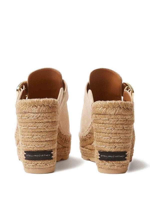 STELLA McCARTNEY: espadrillas online - Beige Wedge Espadrilles