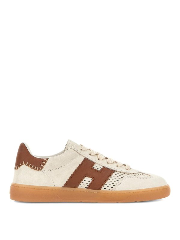 HOGAN: Chaussures de sport - Baskets - Beige