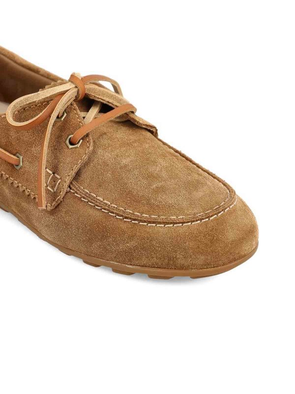 Mocassino In Pelle Scamosciata Marrone Replica 
online: HOGAN