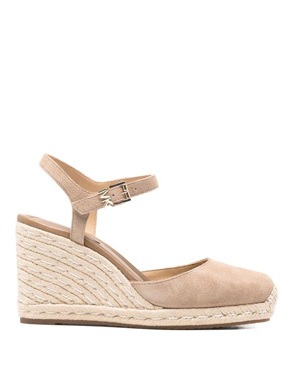 MICHAEL KORS: espadrilles - Beige Rope Wedge