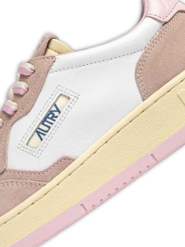 White And Pink Medalist Sneakers Replica 
online: AUTRY