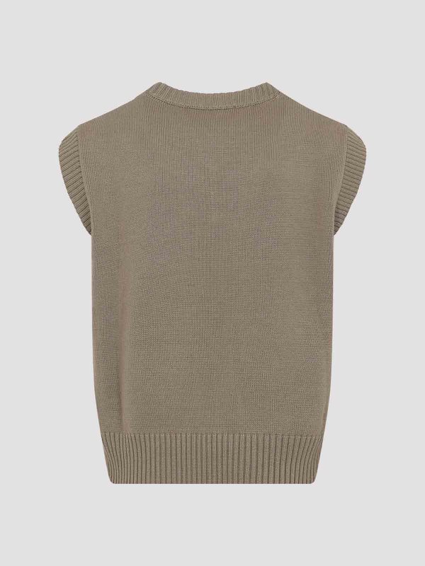 AMI PARIS: Westen online - Weste - Beige