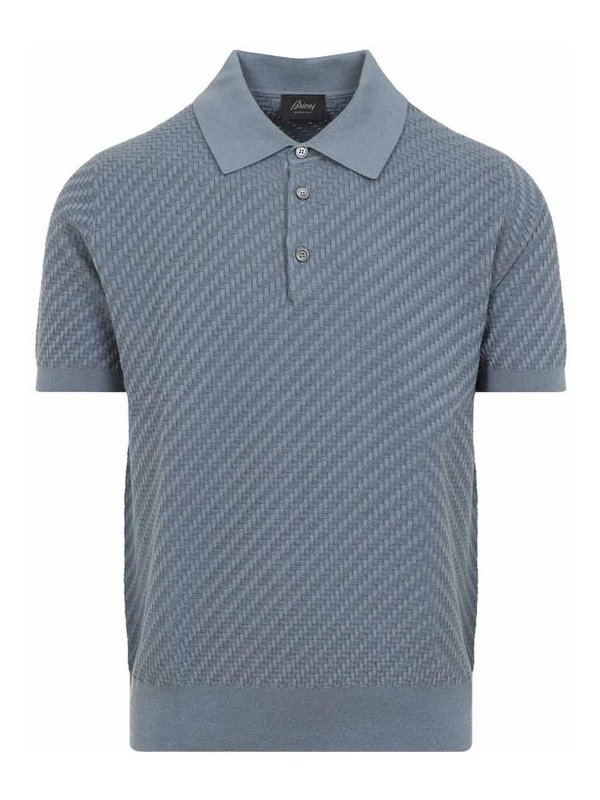 BRIONI: Polos  - Polo - Bleu