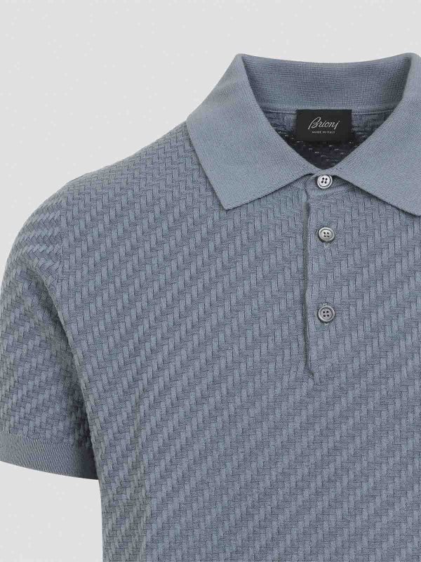 The Best Shops BRIONI: Polos  - Polo - Bleu