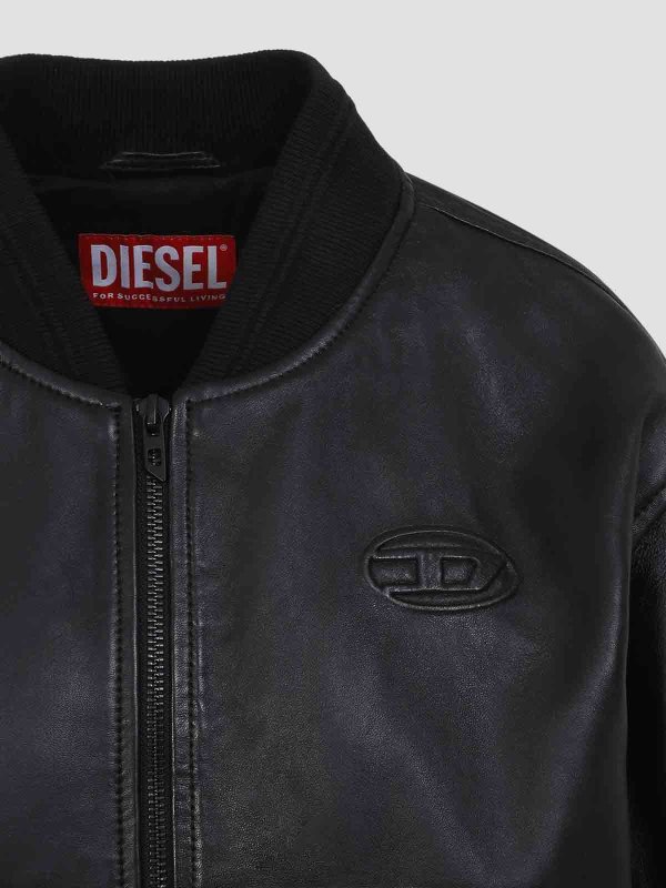 The Best Shops DIESEL: ボンバージャケット - ボンバージャケット - 黒