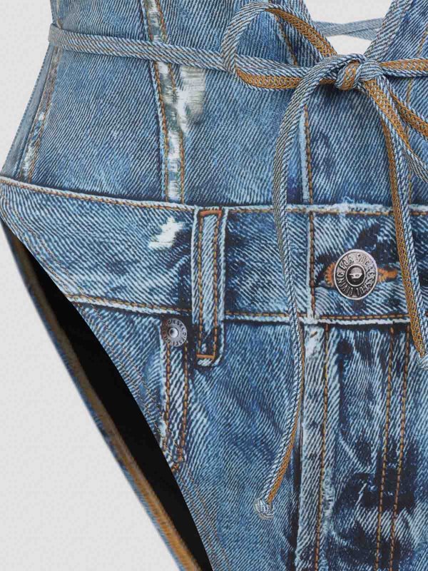 The Best Shops DIESEL: Badeanzüge - Badeanzug - Denim