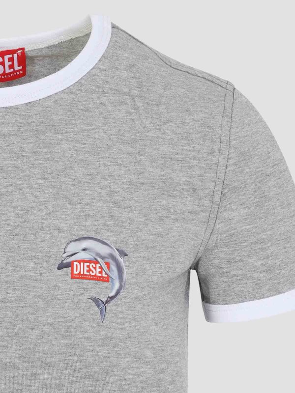 The Best Shops DIESEL: T-shirts - T-Shirt - Grau