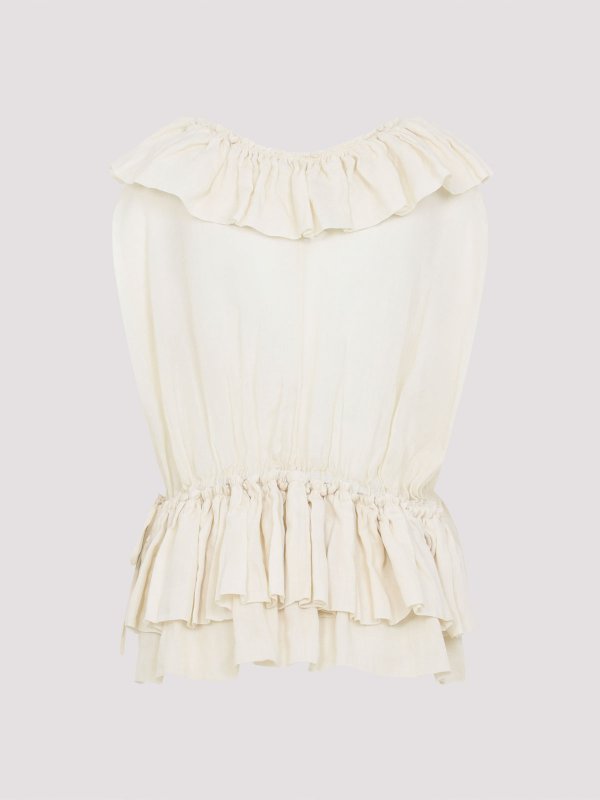 DRIES VAN NOTEN: Tops und Tank Tops online - Top - Weiß