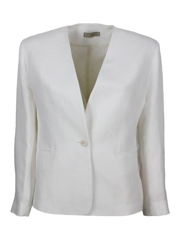 ANTONELLI FIRENZE: カジュアルジャケット - カジュアルジャケット - 白