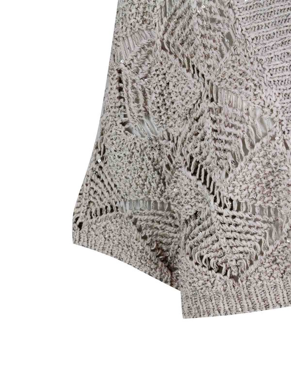 Rundhalspullover - Beige shop online: ANTONELLI FIRENZE