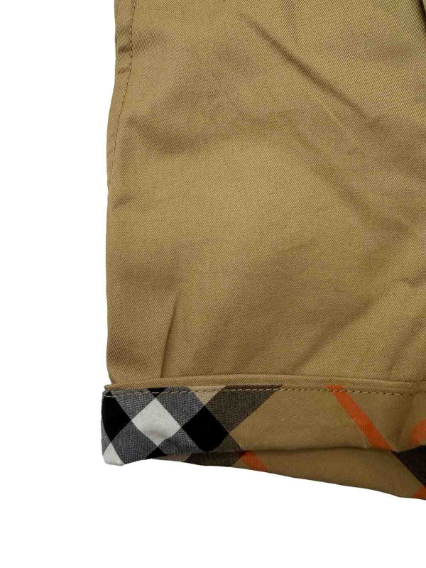 BURBERRY: トラウザーショーツ online - ショートパンツ - ベージュ