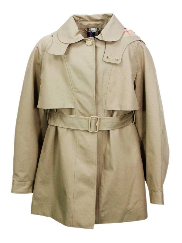 BURBERRY: Trenchcoats - Trenchcoat - Beige
