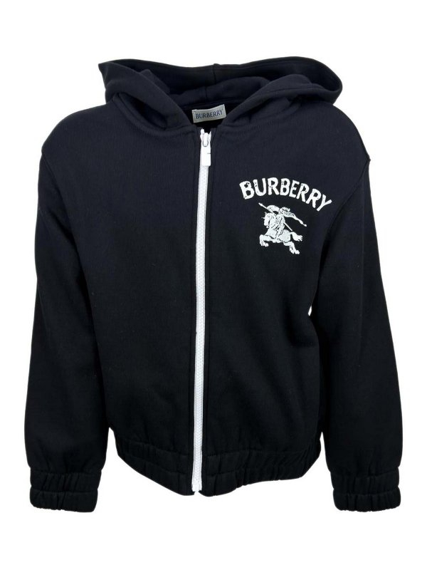 BURBERRY: Sweatshirts & Pulls - Sweat-Shirts - Noir