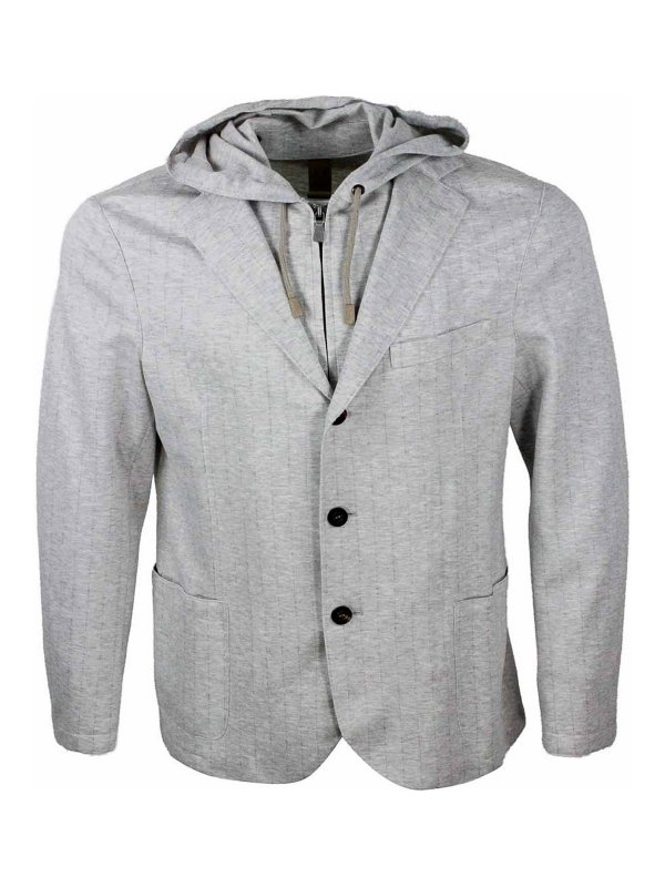 ELEVENTY: カジュアルジャケット - カジュアルジャケット - グレー