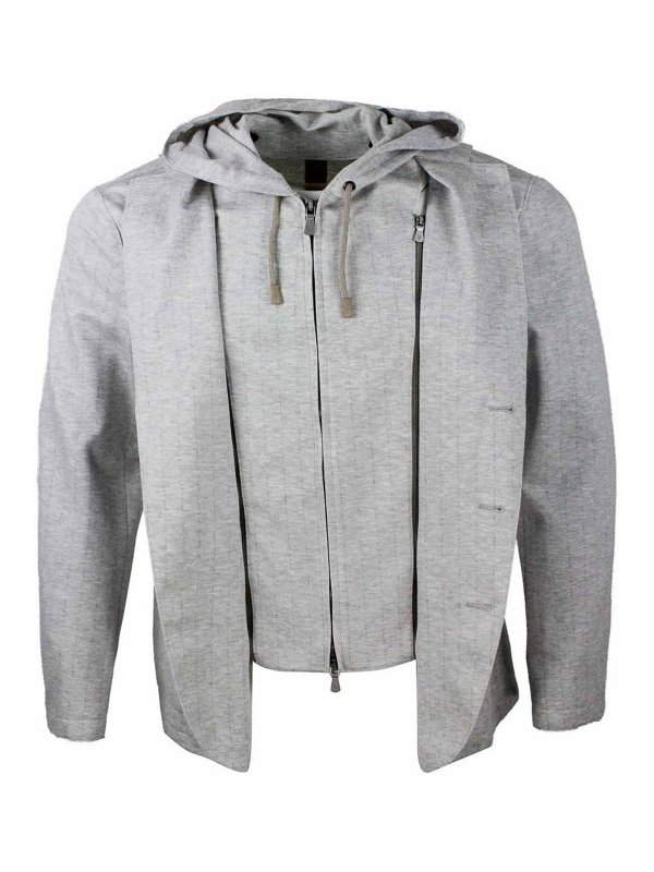 カジュアルジャケット - グレー Replica 
online: ELEVENTY