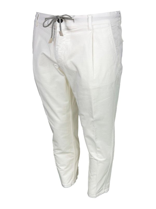 ELEVENTY: カジュアルトラウザー online - カジュアルパンツ - 白