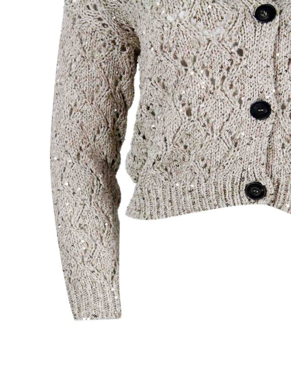 Rundhalspullover - Beige shop online: ELEVENTY