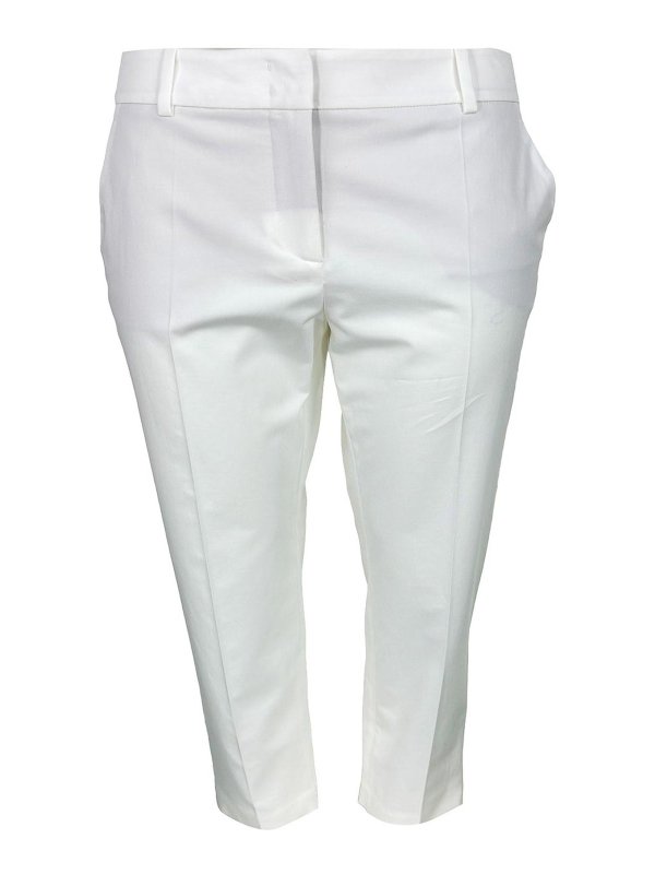 ELEVENTY: Pantalons casual - Pantalons Décontractés - Blanc